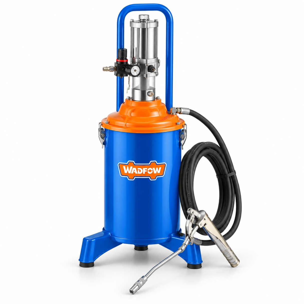 Wadfow 50:1 Pressure Pneumatic Grease Pump with 4m Hose | 12L, 30L & 45L