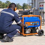 Wadfow 8.5kW Gasoline Generator with Electric + Recoil Start & 25L Fuel Tank - WGEAA106