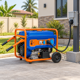 Wadfow 8.5kW Gasoline Generator with Electric + Recoil Start & 25L Fuel Tank - WGEAA106