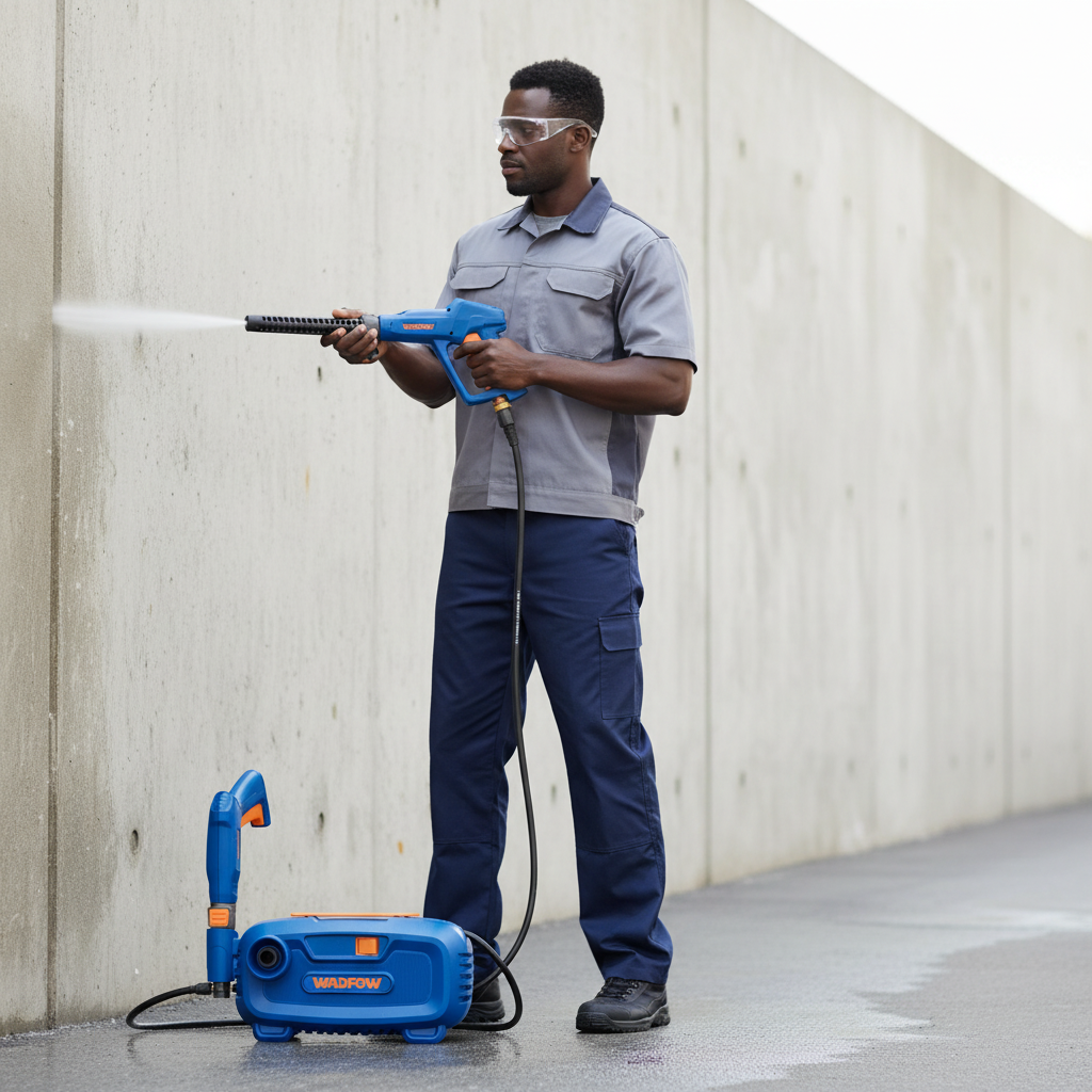 Wadfow 90 Bar High Pressure Washer with Auto-Stop System 1200W - WHP1A11