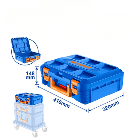 Supply Master Wadfow Stackable PP Plastic Toolbox WTB Series | 16" & 19"