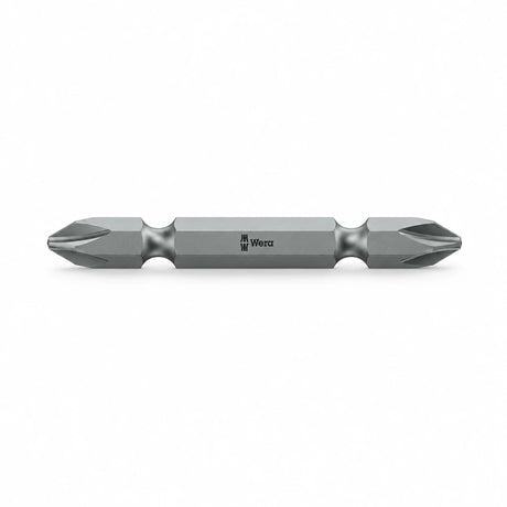 Wera PH2 × 65 mm double-ended Phillips screwdriver bit on a white background