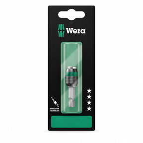 Wera Rapidaptor quick-release universal bit holder in branded retail blister packaging on a white background