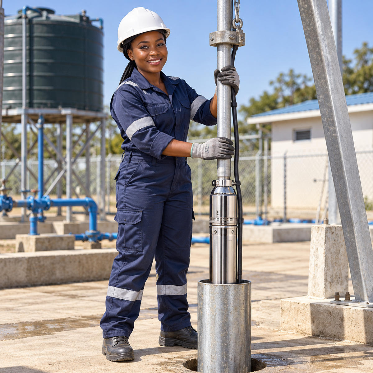 Comet Short-Body Deep-Well Submersible Water Pump 4SKM Series | 1HP, 1.5HP & 2HP