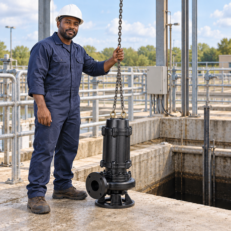 Comet Three-Phase Cast-Iron Submersible Sewage Pump WQ Series | 3HP, 4HP & 5.5HP