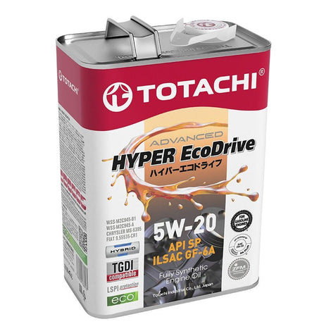 Totachi Engine Oil Hyper Ecodrive 5W-20 - 1L & 4L Auto Supply Master