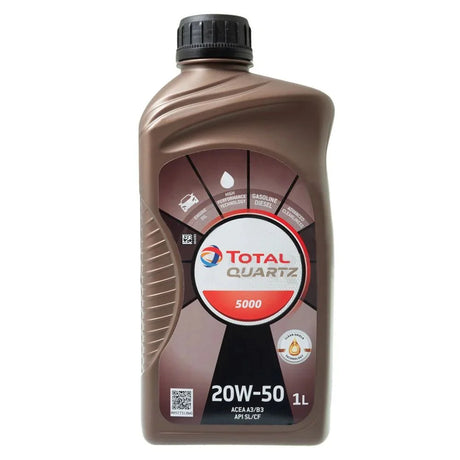 Total Quartz 5000 Engine Oil 1L/4L - 20W-50 Auto Supply Master