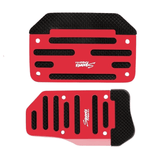 Universal Decorative Non-slip Automatic Accelerator And Brake Pedal Cover - Silver | BF Auto SupplyMaster