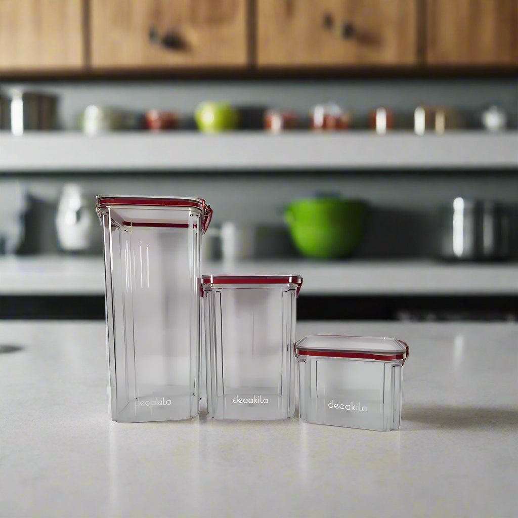 Decakila 3 Pieces Set of Sealed Food Container - KMTT125W