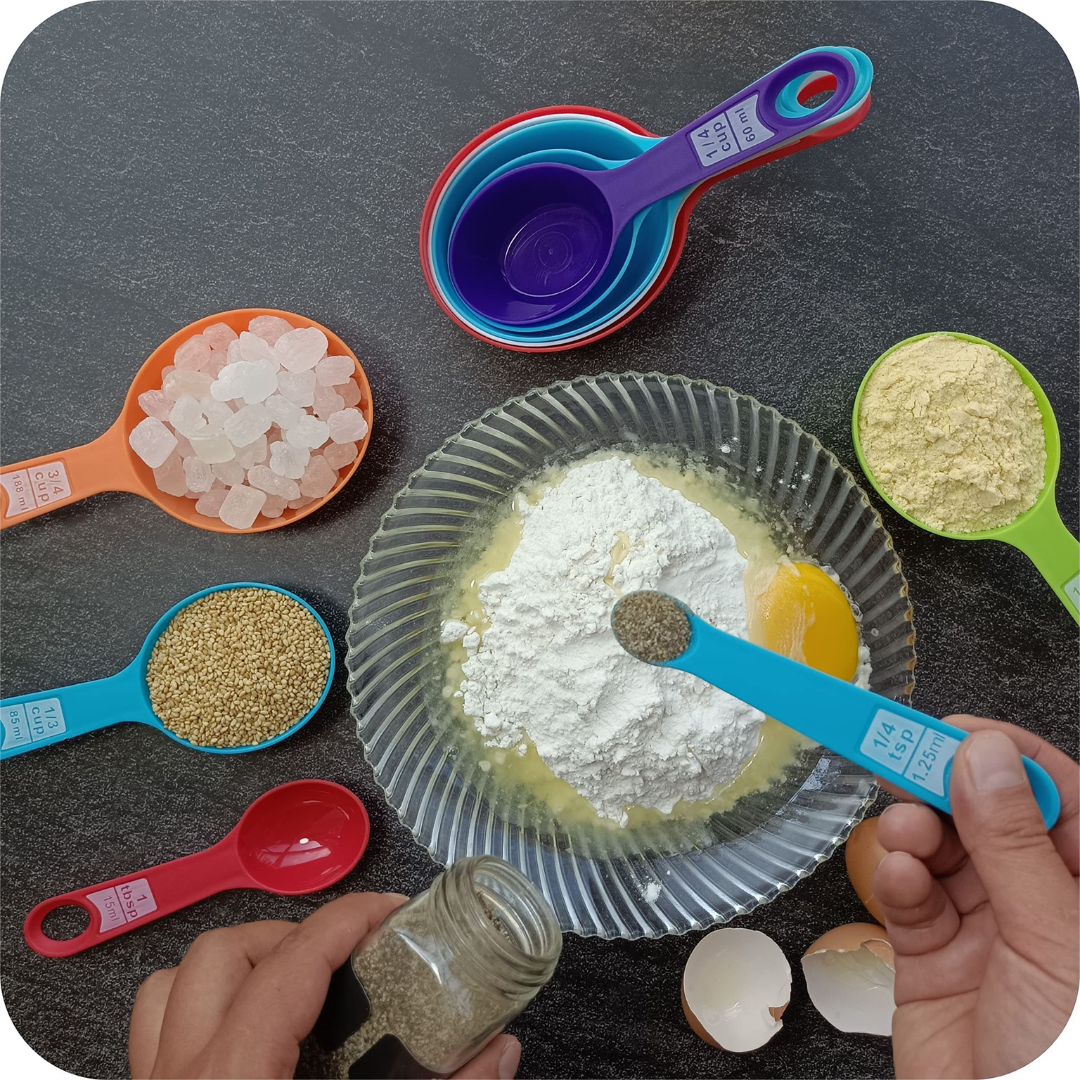 Decakila 5 Pieces Plastic Measuring Spoon - KMTT070B