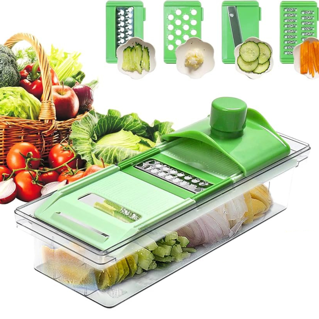 Decakila 6 in 1 Detachable Handheld Mandoline Slicer - KMTT083W