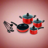 Decakila 11 Pieces Non-Stick Cookware Set - KMEP006B