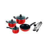 Decakila 11 Pieces Non-Stick Cookware Set - KMEP006B