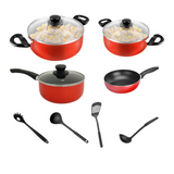 Decakila 11 Pieces Non-Stick Cookware Set - KMEP006B