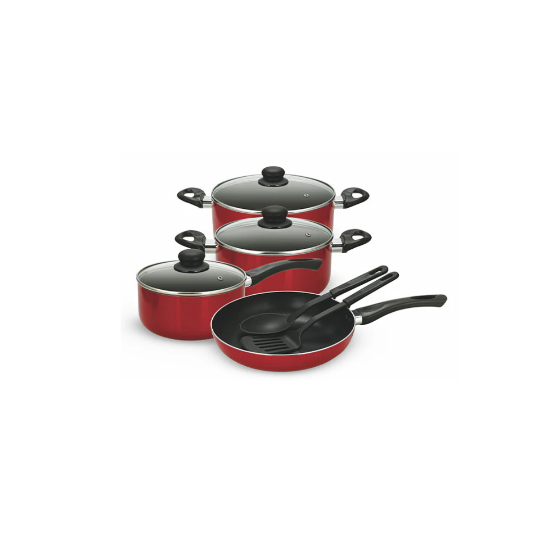 Decakila 11 Pieces Non-Stick Cookware Set - KMEP006B