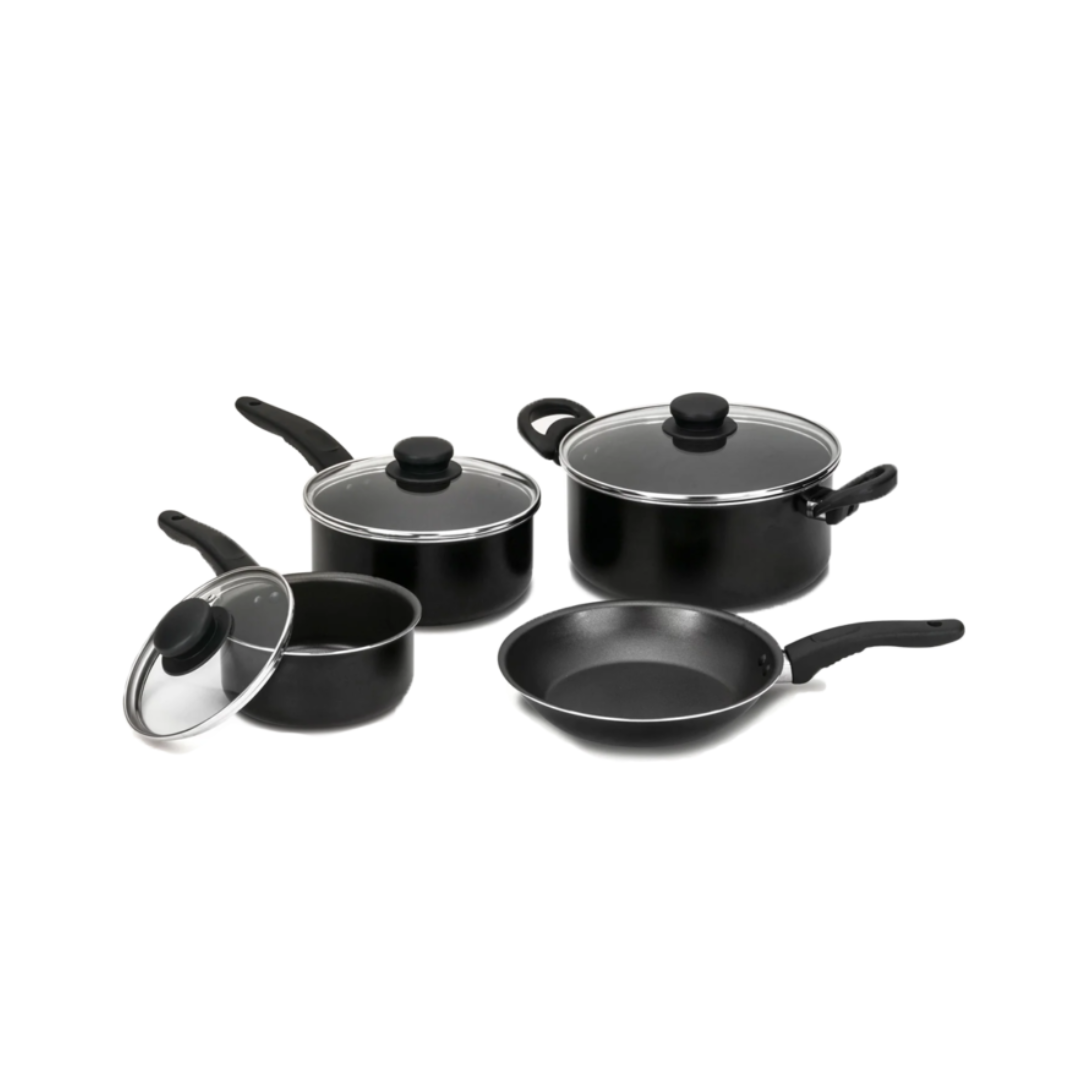 Decakila 7 Pieces Non-Stick Cookware Set - KMEP004B