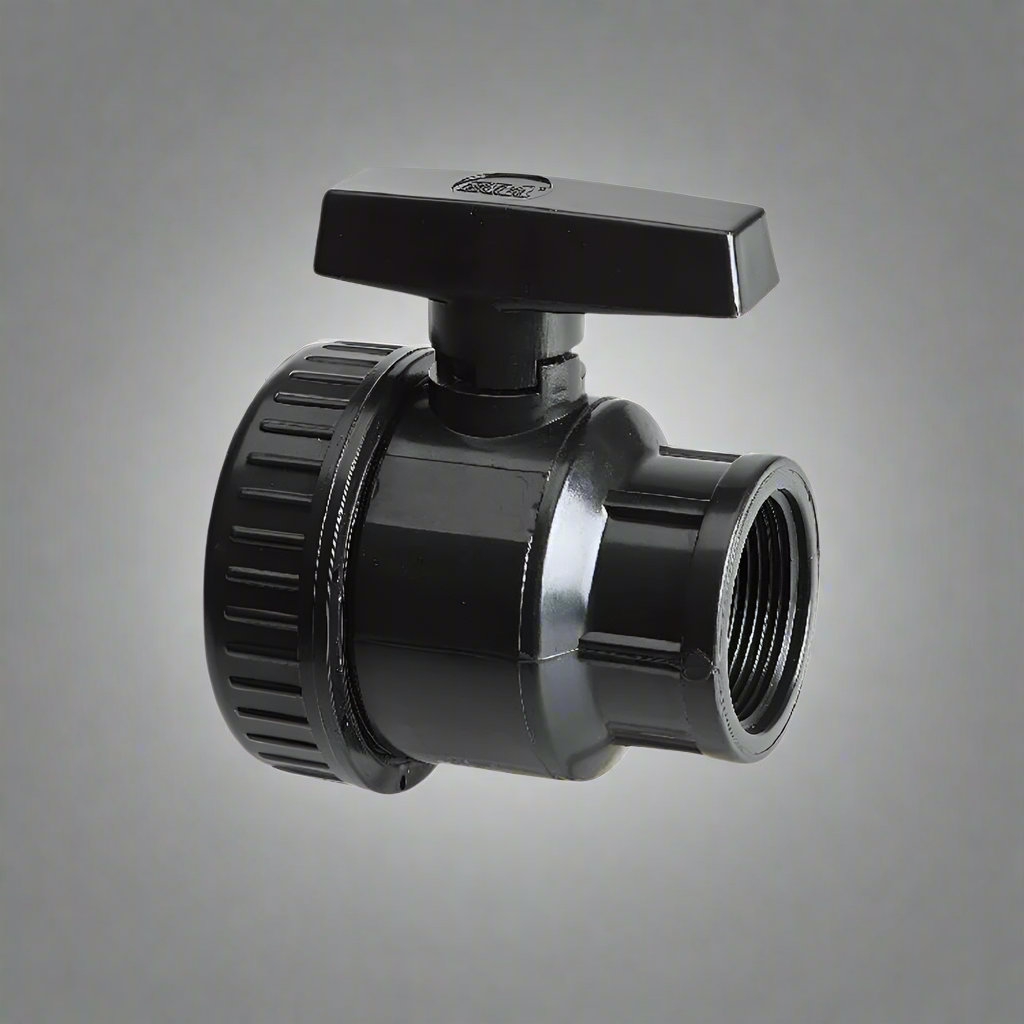 ERA HDPE Double Female Union Ball Valve - 1"& 3/4''