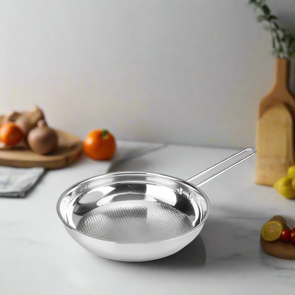 Decakila 1.6L Stainless Steel Frying Pan - KMEP044M