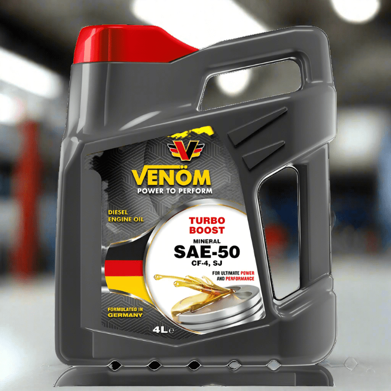 Venom Turbo Boost Mineral Engine Oil 5L/208L - SAE 50 Auto Supply Master