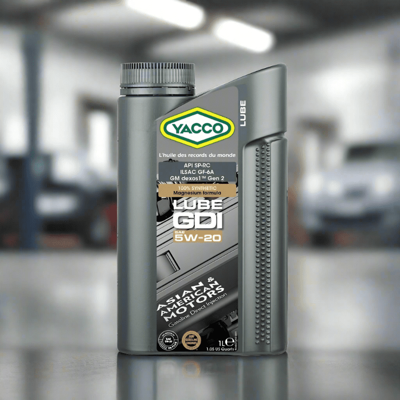 Yacco 100% Synthetic Engine Oil 1L/4L - LUBE GDI SAE 5W20 Auto Supply Master