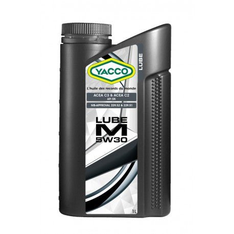 Yacco 100% Synthetic Engine Oil 1L/5L - LUBE M SAE 5W30 Auto Supply Master