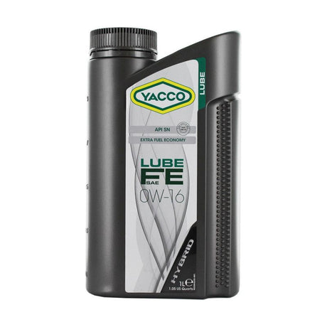 Yacco 100% Synthetic Engine Oil 4L - LUBE FE SAE 0W16 Auto Supply Master