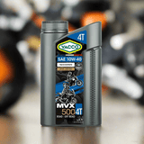 Yacco Synthetic Motorcycle Engine Oil 1L - MVX 500 4T SAE 10W40 Auto Supply Master