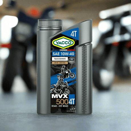 Yacco Synthetic Motorcycle Engine Oil 1L - MVX 500 4T SAE 10W40 Auto Supply Master