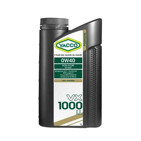 Yacco VX Premium 100% Synthetic Engine Oil 1L/5L - VX 1000 LL SAE 5W40 Auto Supply Master