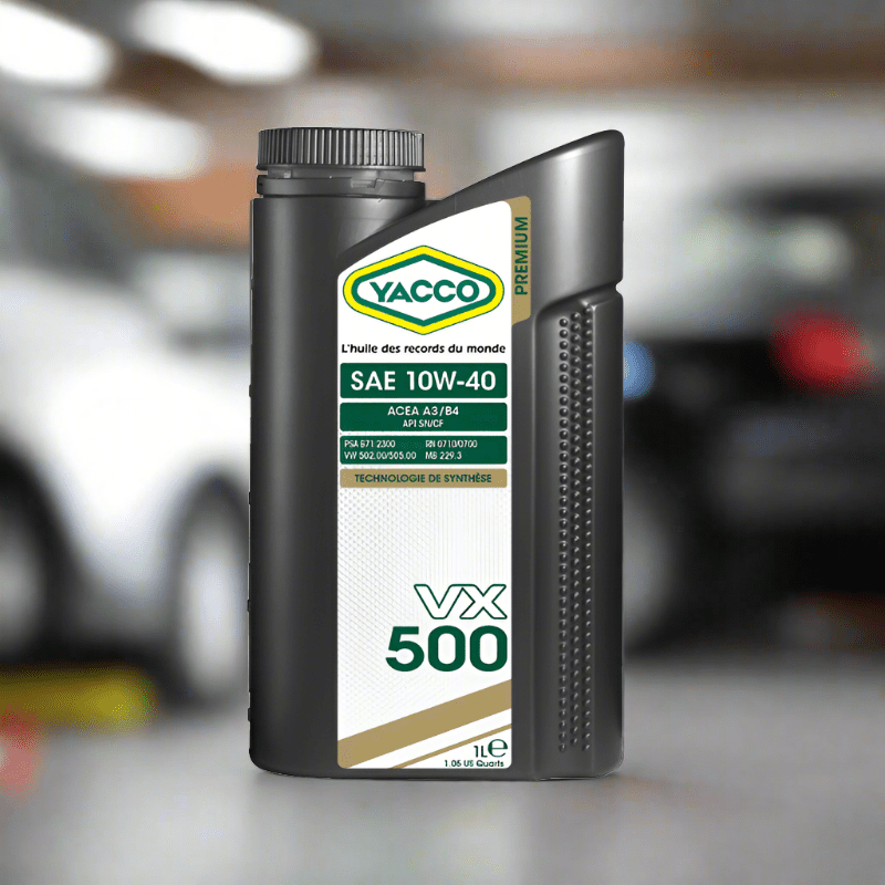 Yacco VX Premium Synthetic Engine Oil 1L/5L - VX 500 SAE 10W40 Auto Supply Master
