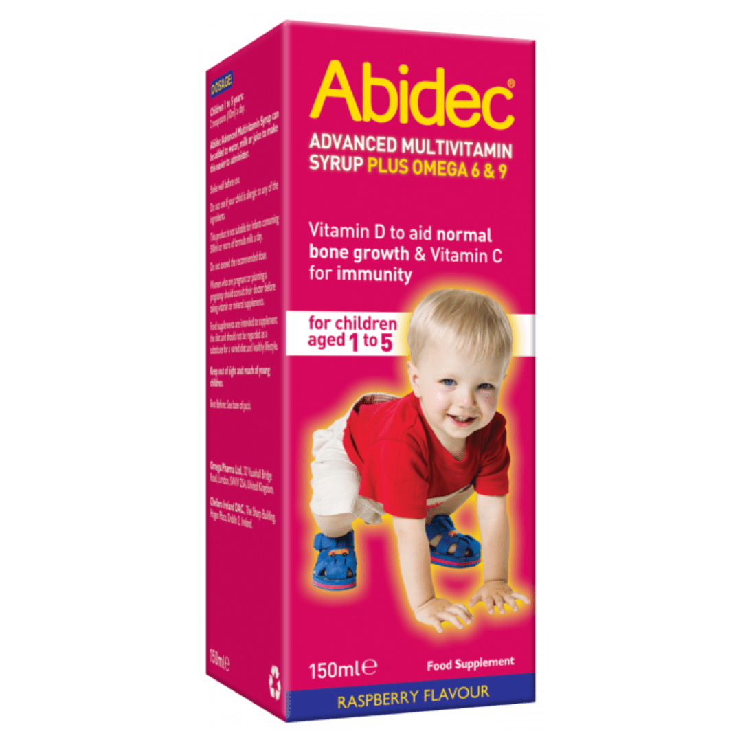 Abidec Kids Vitamins & Supplements Abidec Multivitamin Syrup With Omega 3 For Children - 150ml | BF