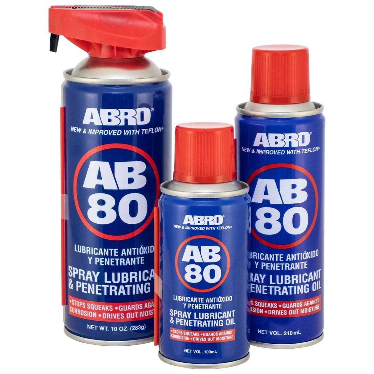 Abro Lubricants & Greases Abro Spray Lubricant 210ml/400ml - AB-80