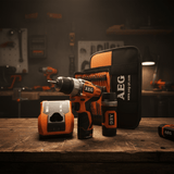 AEG Drill AEG 12V Percussion Drill Pro-Li-Ion + Kit - BS12C2LI-KIT2B