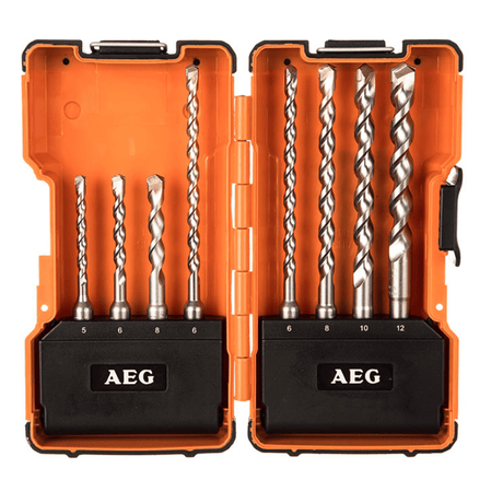 AEG Drill Bits AEG 8 Pieces SDS Drill Bit Set (5-12mm) - 4932352236