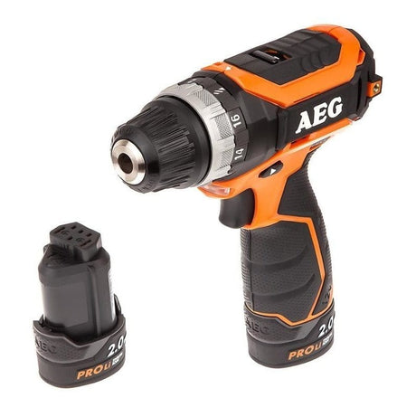 AEG Drill AEG Lithium-Ion Cordless Drill 12V 2.0AH - BS12C2LI-202C