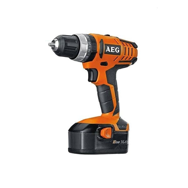 AEG Drill AEG Lithium-Ion Cordless Drill 14.4V 1.4AH With 100 Pieces Bits Set - BSB14G2NC-KIT1X