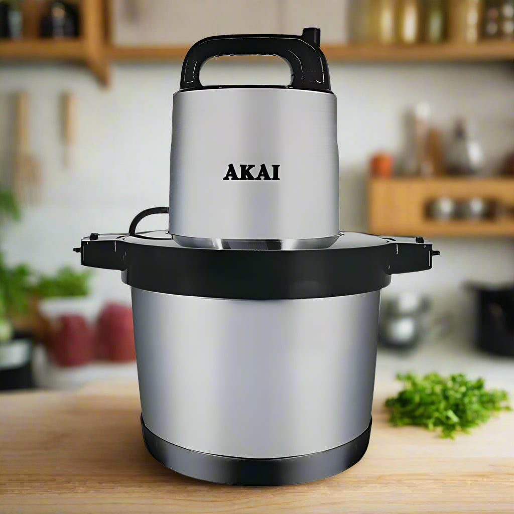 Akai 6.0L Black Stainless Steel Fufu Maker 1500W - MG003A-6L