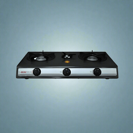 Akai Kitchen Appliances Akai Auto-Ignition 3 Burner Table Top Gas Cooker - GC019A8302