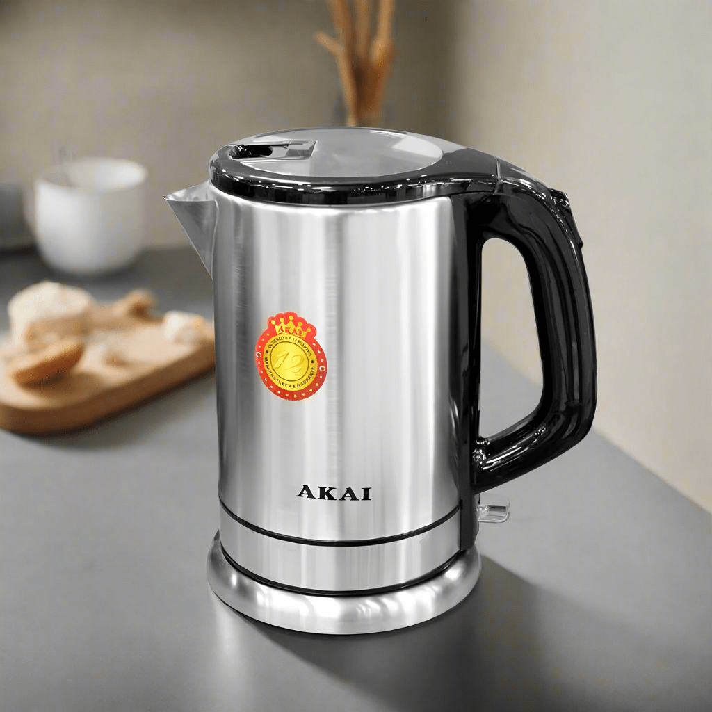 Akai Electric Kettle Akai Cordless Stainless Steel Electric Kettle 1.8L 1800W - EK030A-1829
