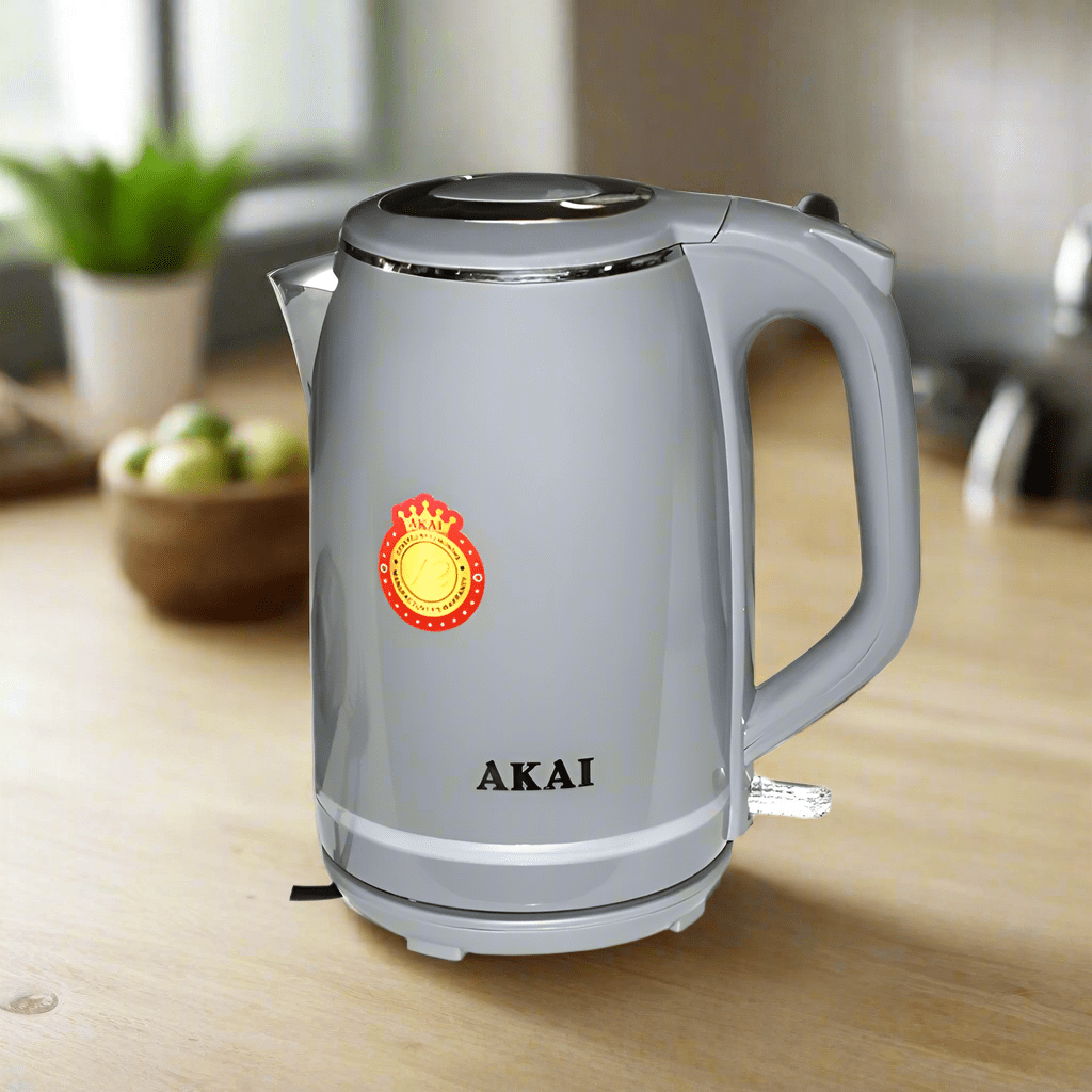 Akai Electric Kettle Akai Grey Cordless Electric Kettle 1.8L 1800W - EK029A-18GE