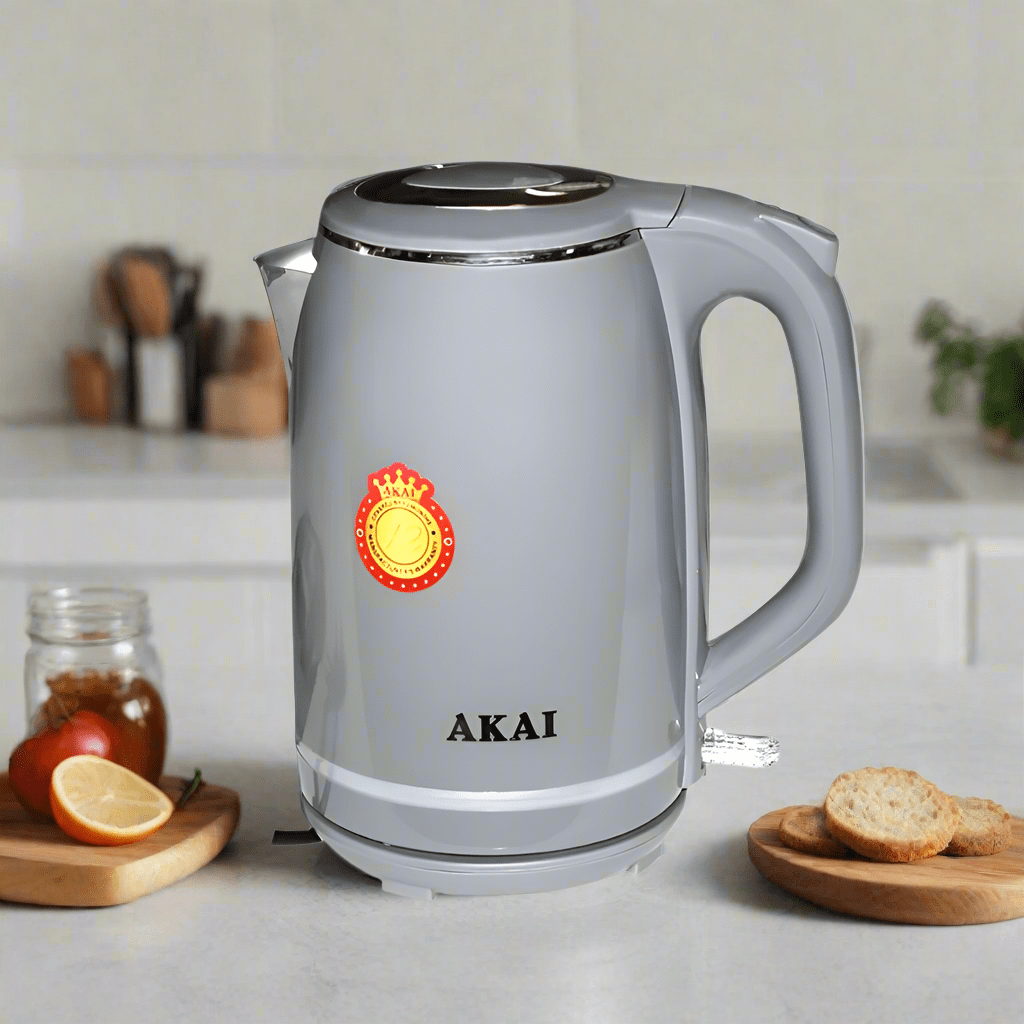 Akai Electric Kettle Akai Grey Cordless Electric Kettle 1.8L 1800W - EK029A-18GE