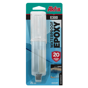 Akfix Adhesive & Glue Akfix Waterproof Epoxy Glue Syringe 25ml - E300