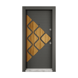 Al Hakayum Enterprise Security Doors Turkish Luxury PVC Exterior Security Door - CK-7