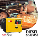 Alta Power Generator Alta Power Single Phase Diesel Generator 5.0KW - AP-6500DSE