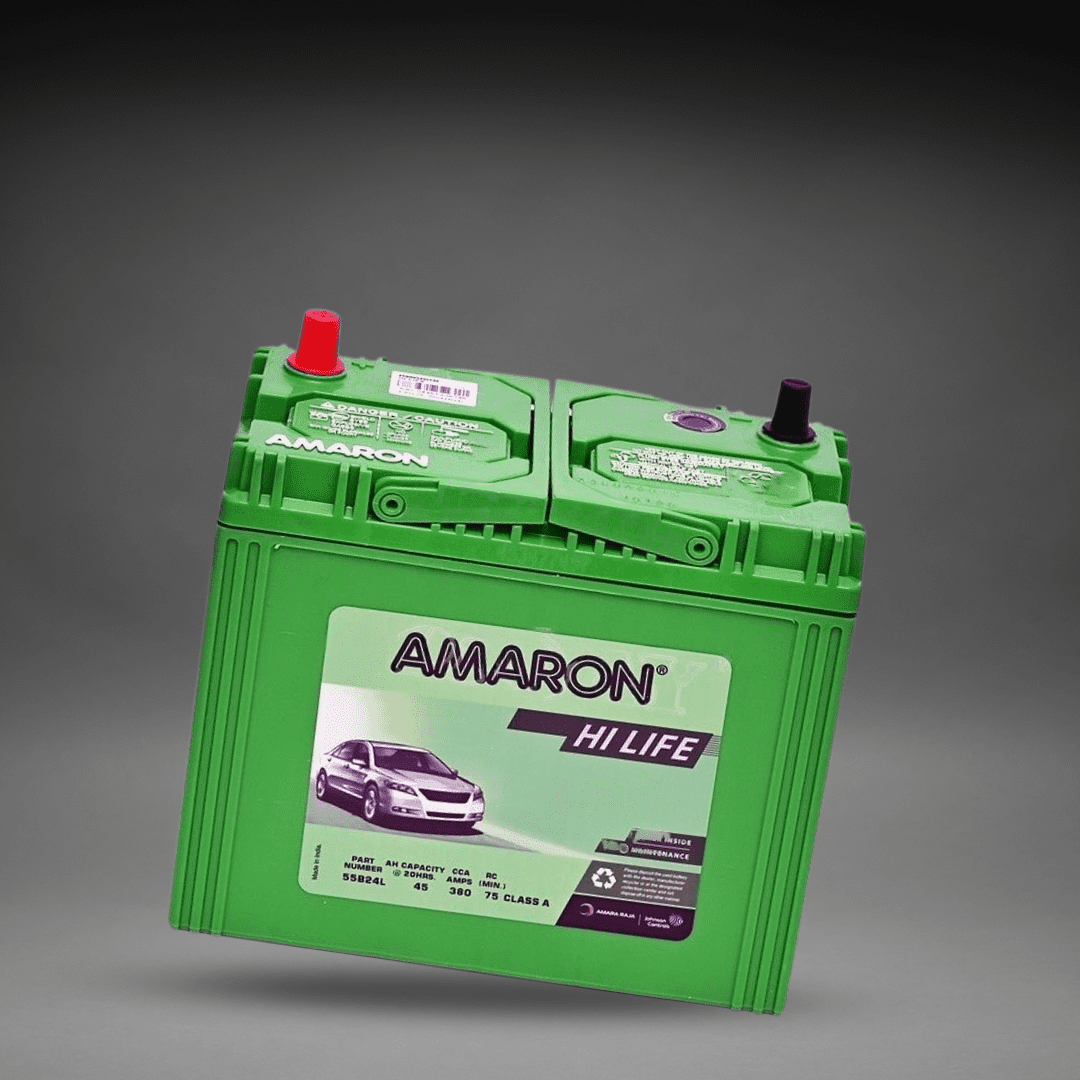 Amaron Automotive Batteries Amaron 13 Plate Hi-Life Car Battery 45AH - SMF 55B24L