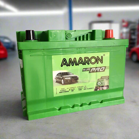 Amaron Automotive Batteries Amaron 13 Plate Hi-Life Pro Car Battery 60AH - DIN60 / 560170055