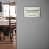 Contemporary Dual-Arc White LED Wall Sconce