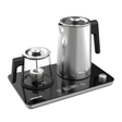 Arshia Electric Kettle Arshia Tray Electric Kettle With Glass Tea Pot 1.7L - T050-3067