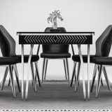 Arte Dining Room Furniture Arte 6-Seater Dining Room Set