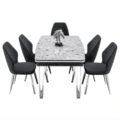Arte Dining Room Furniture Arte 6-Seater Dining Room Set